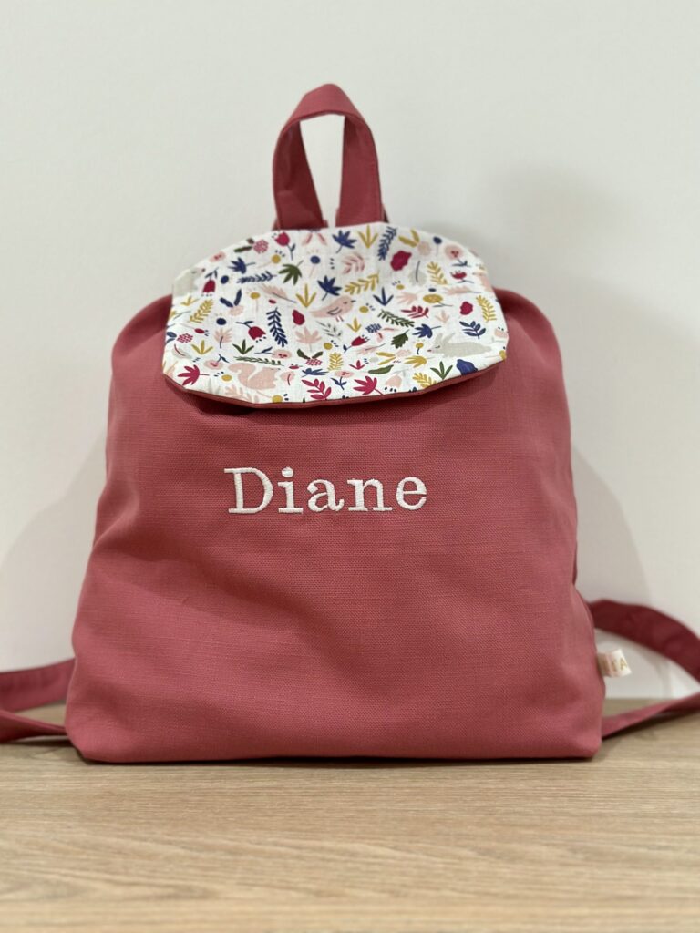 Sac à dos maternelle & crèche personnalisé avec prénom — vue alternative